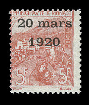 ** N°43 - 5F+5F Rose Vif S/verdâtre - Signé Calves - TB - ...-1885 Préphilatélie