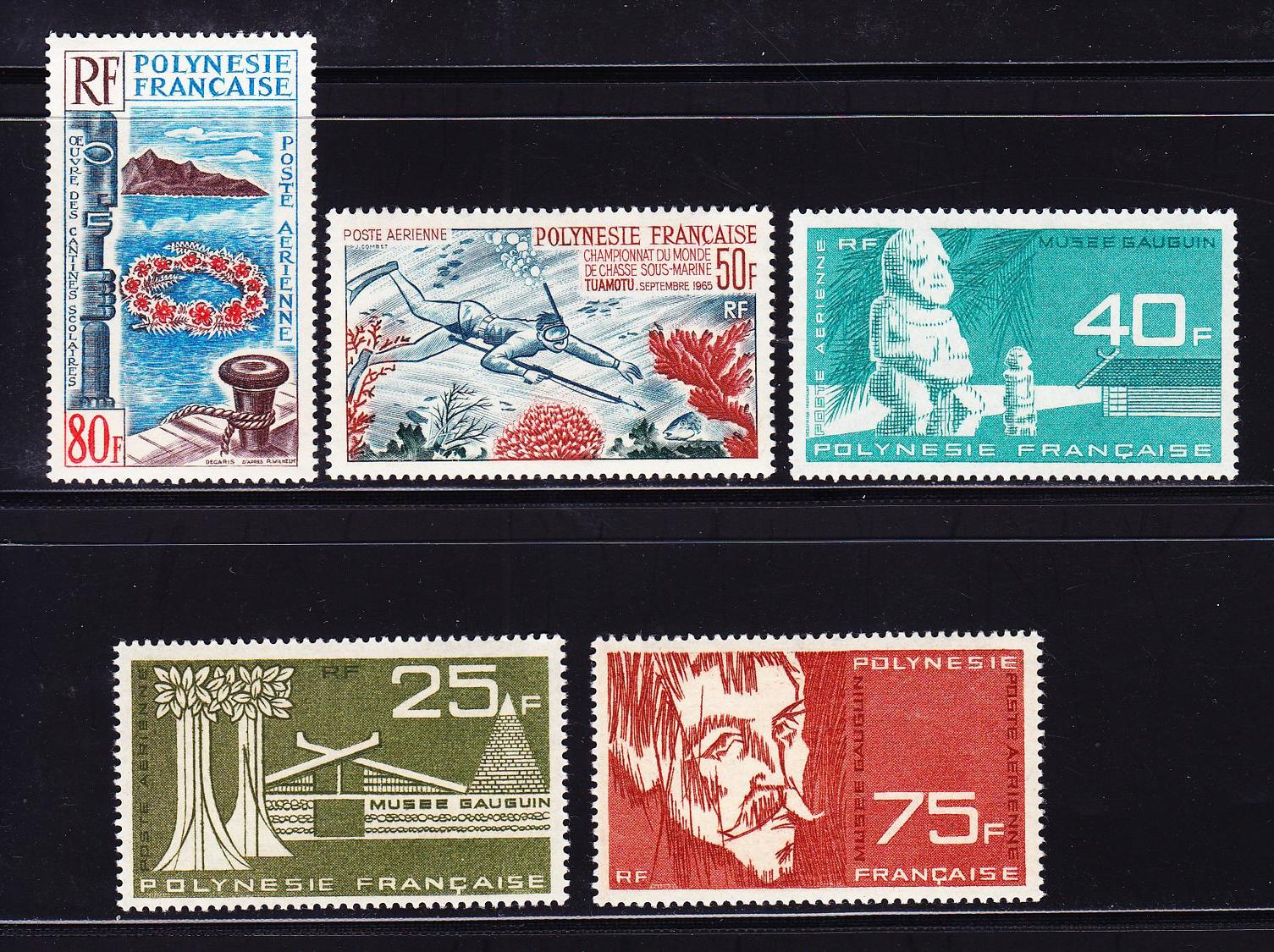 ** POSTE AERIENNE  N°11/15 - Année 1965 - TB - Vide