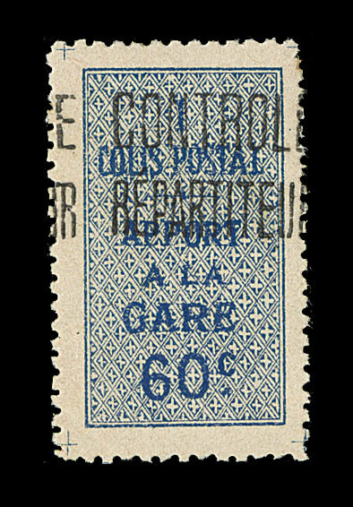 * N°7A - 60c Bleu - TB - Colis Postaux