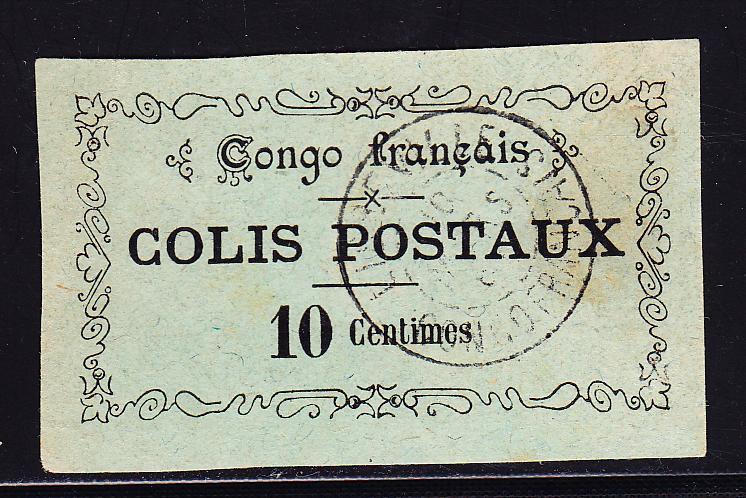 O COLIS POSTAUX N°1 - 10c Noir S/vert - Signé Calves - Belle Oblit. - FAUX - TB - Autres & Non Classés