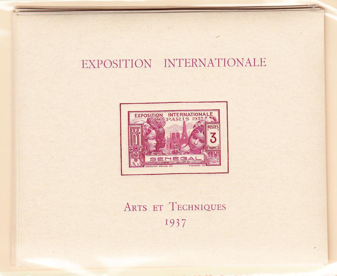 ** 1937 - Expo Intern. PARIS - 24 BF - TB - Andere & Zonder Classificatie