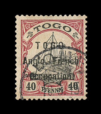O N°38 - 40pfg - Signé Calves - TB - Togo