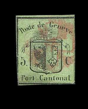 O N°5 (N°2) - Petit Aigle - Marges Intactes - Signé CALVES - TB - 1843-1852 Timbres Cantonaux Et  Fédéraux