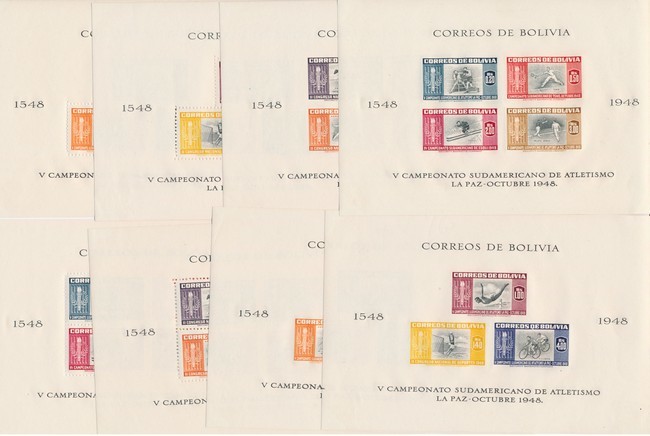 ** BF N°11/14 - Dent. Et ND - 8 Feuillets - TB - Bolivie