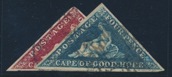 O N°3/4 - 1 Et 4p De 1855/63 - TB - Cap De Bonne Espérance (1853-1904)