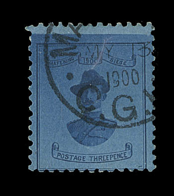 O N°22 - 3p Bleu S/bleu - TB - Cap De Bonne Espérance (1853-1904)