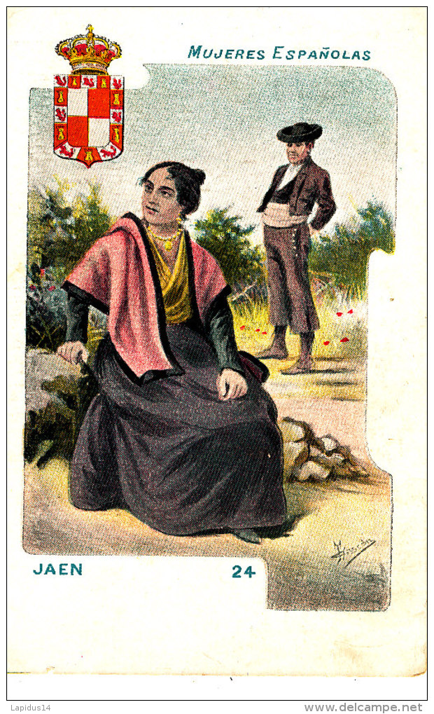 AJ 36 -  C P A - ESPAGNE-   JAEN   MUJERES ESPAGNOLAS - Jaén