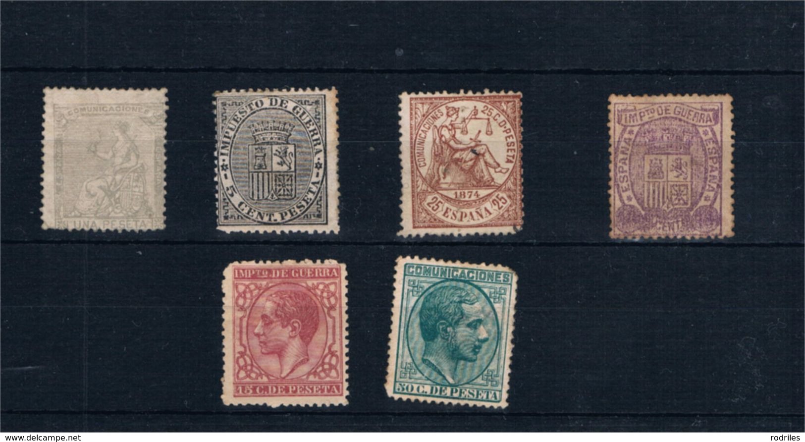 España. Conjunto De 6 Sellos Nuevos Periodo Clásico - Unused Stamps