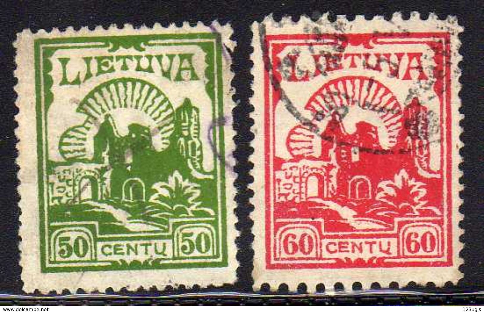 Litauen / Lietuva, 1924,  Mi 241 C/242 D, Gestempelt [251117LAII] - Lituania