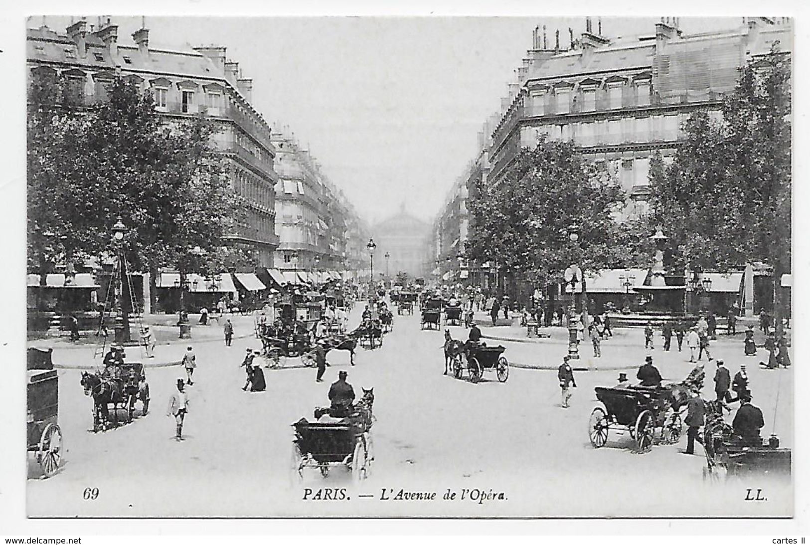 DC 982 - PARIS - L'Avenue De L'Opera. - LL 69 - District 01