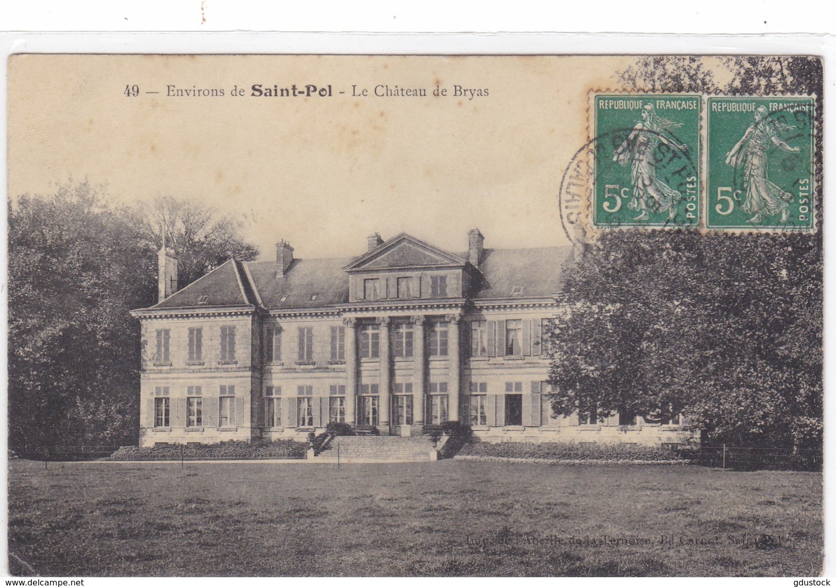 Pas-de-Calais - Environs De Saint-Pol - Le Château De Bryas - Autres & Non Classés