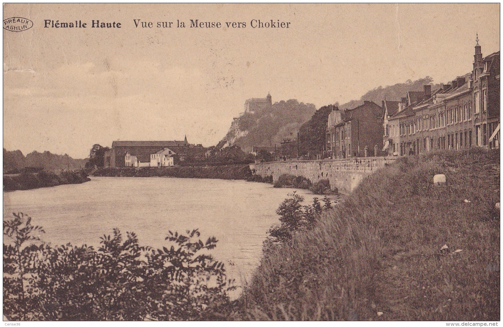 Flémalle Haute Vue Sur La Meuse Vers Chokier - Autres & Non Classés