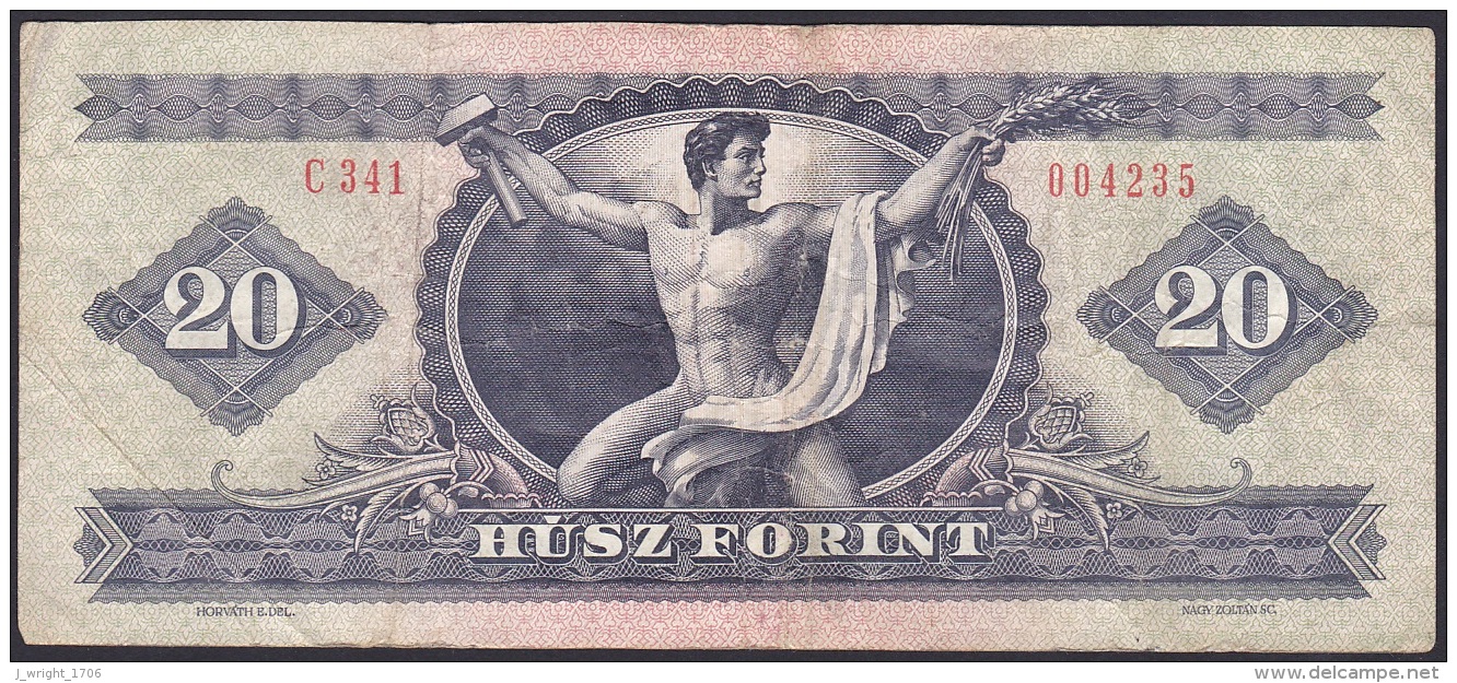Hungary:- 20 Forint/P.169g (1980):- VF - Hungary