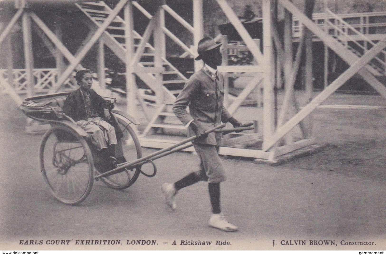 EARLS COURT EXHIBITION, LONDON. A RICKSHAW RIDE - Exhibitions