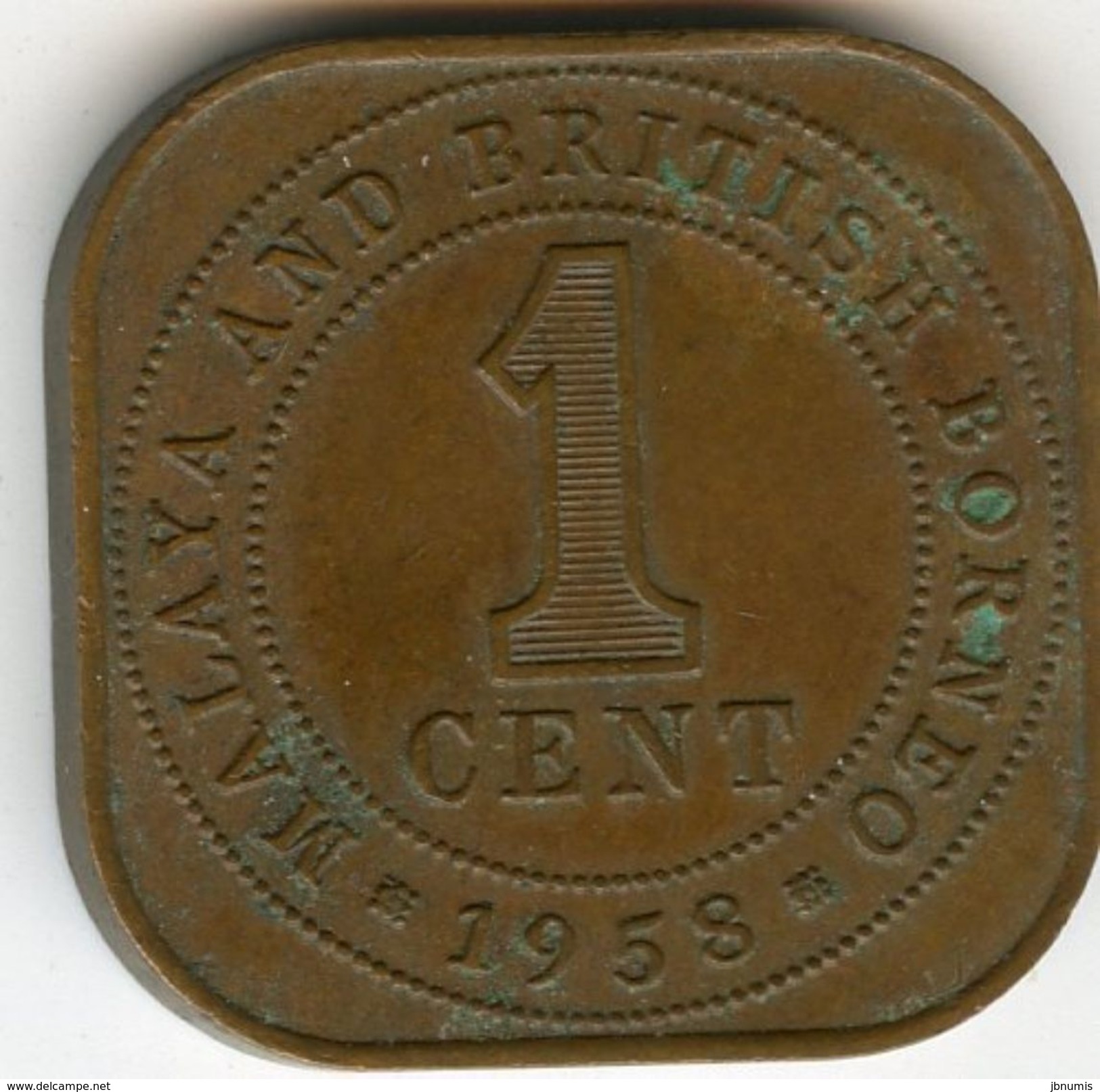 Malaysie Malaysia Malaya Borneo 1 Cent 1958 KM 5 - Malaysie