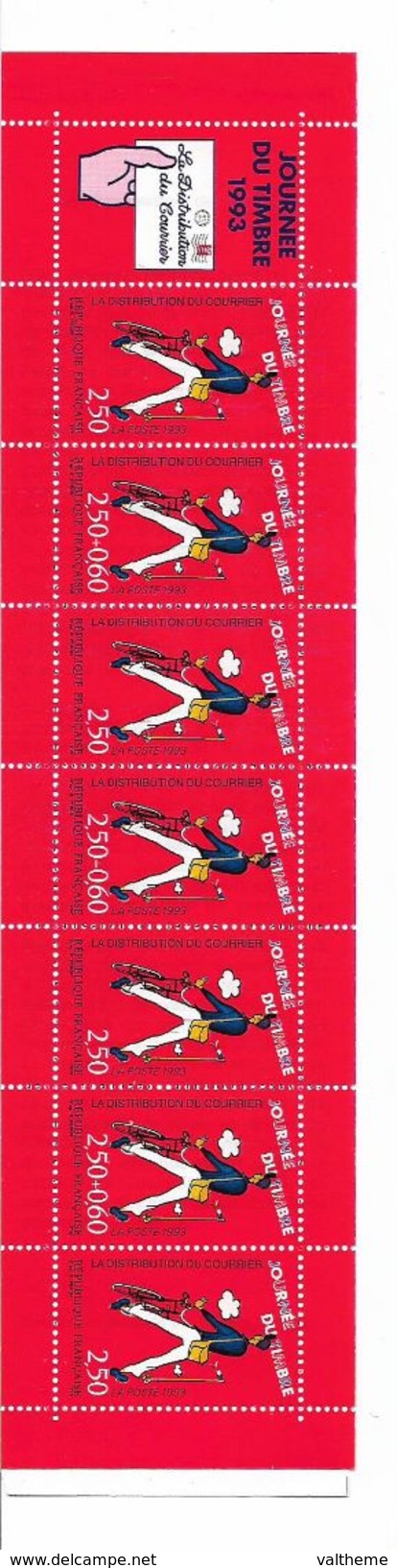 FRANCE  ( FRJT - 19 )  1993   N° YVERT ET TELLIER  N° BC2794   N** - Tag Der Briefmarke