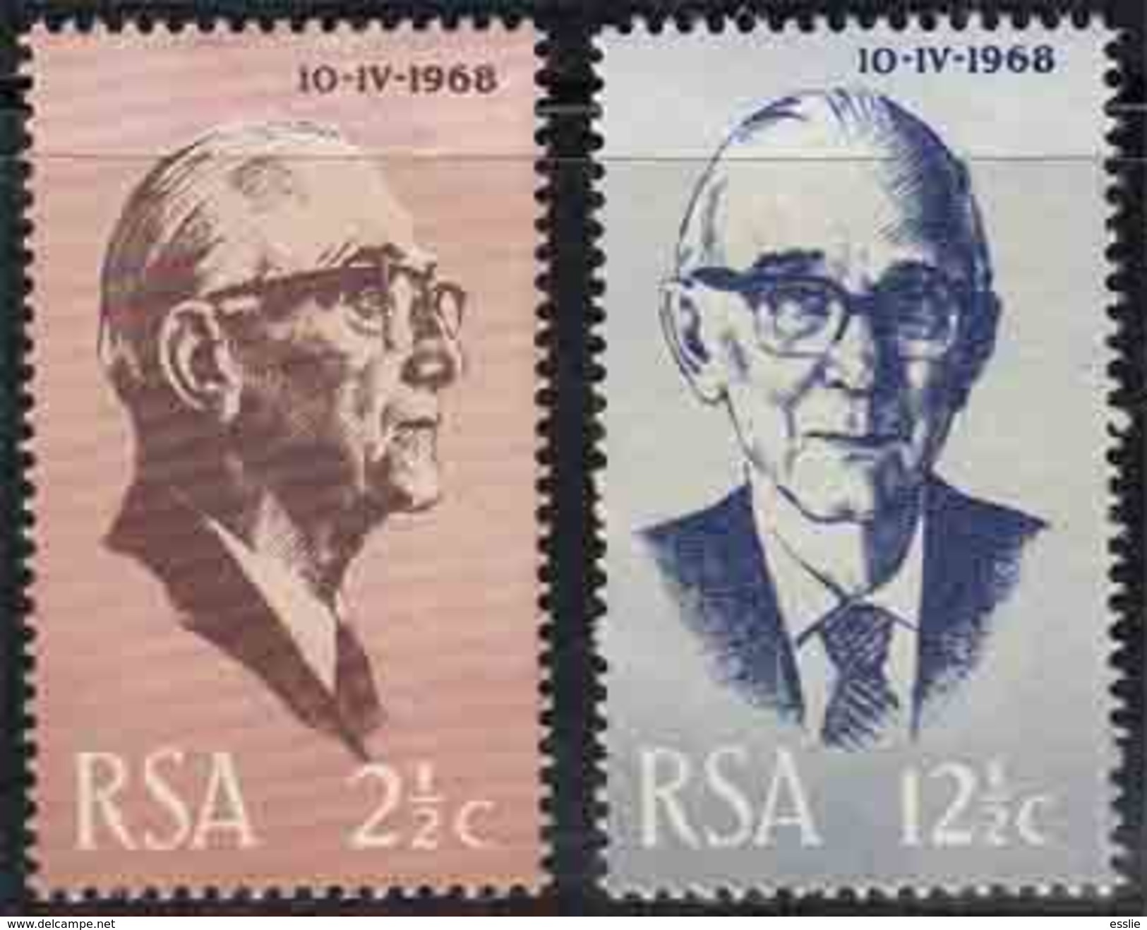 South Africa RSA - 1968 - President Jacobus Johannes Fouche JJ - Neufs