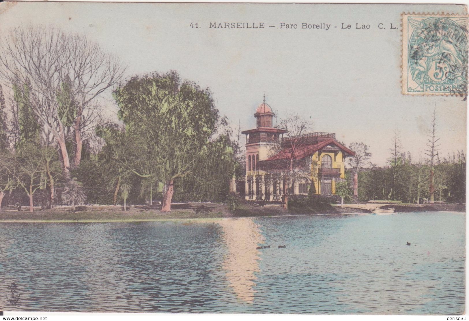 CPA - 41. Marseille, Parc Borelly, Le Lac - Parcs Et Jardins