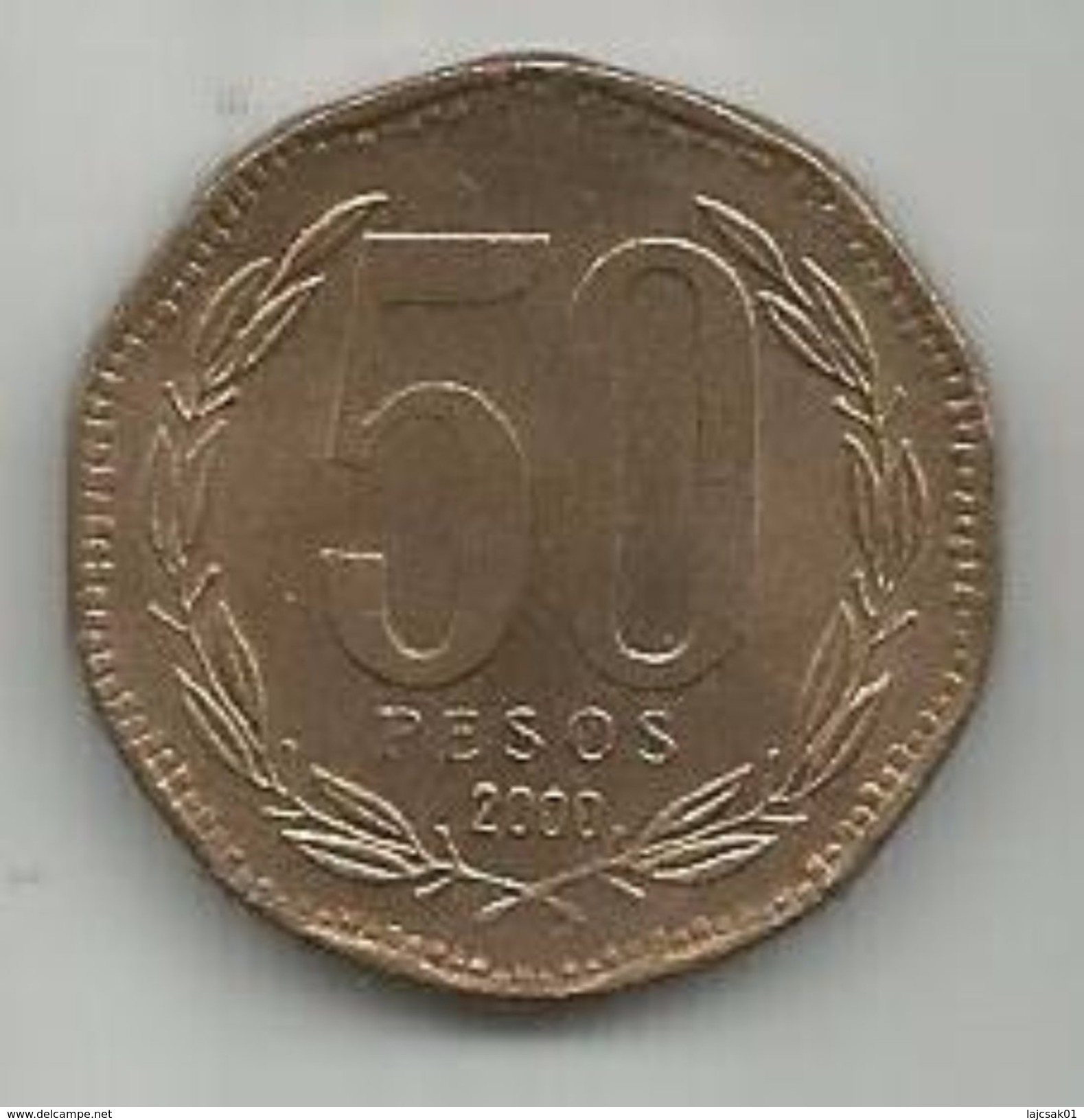 Chile 50 Pesos 2000. - Cile