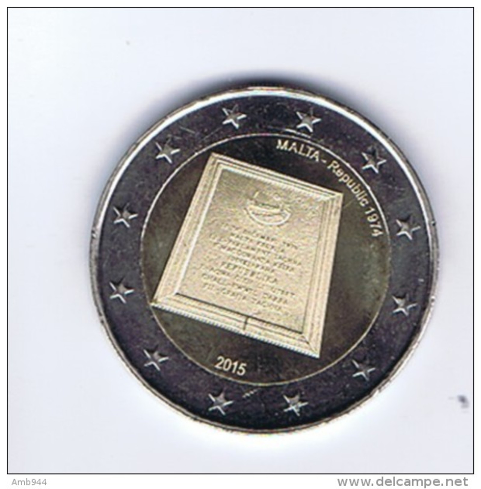 Malta - 2 Euro Commemorativo 2015 - Repubblica - Malta