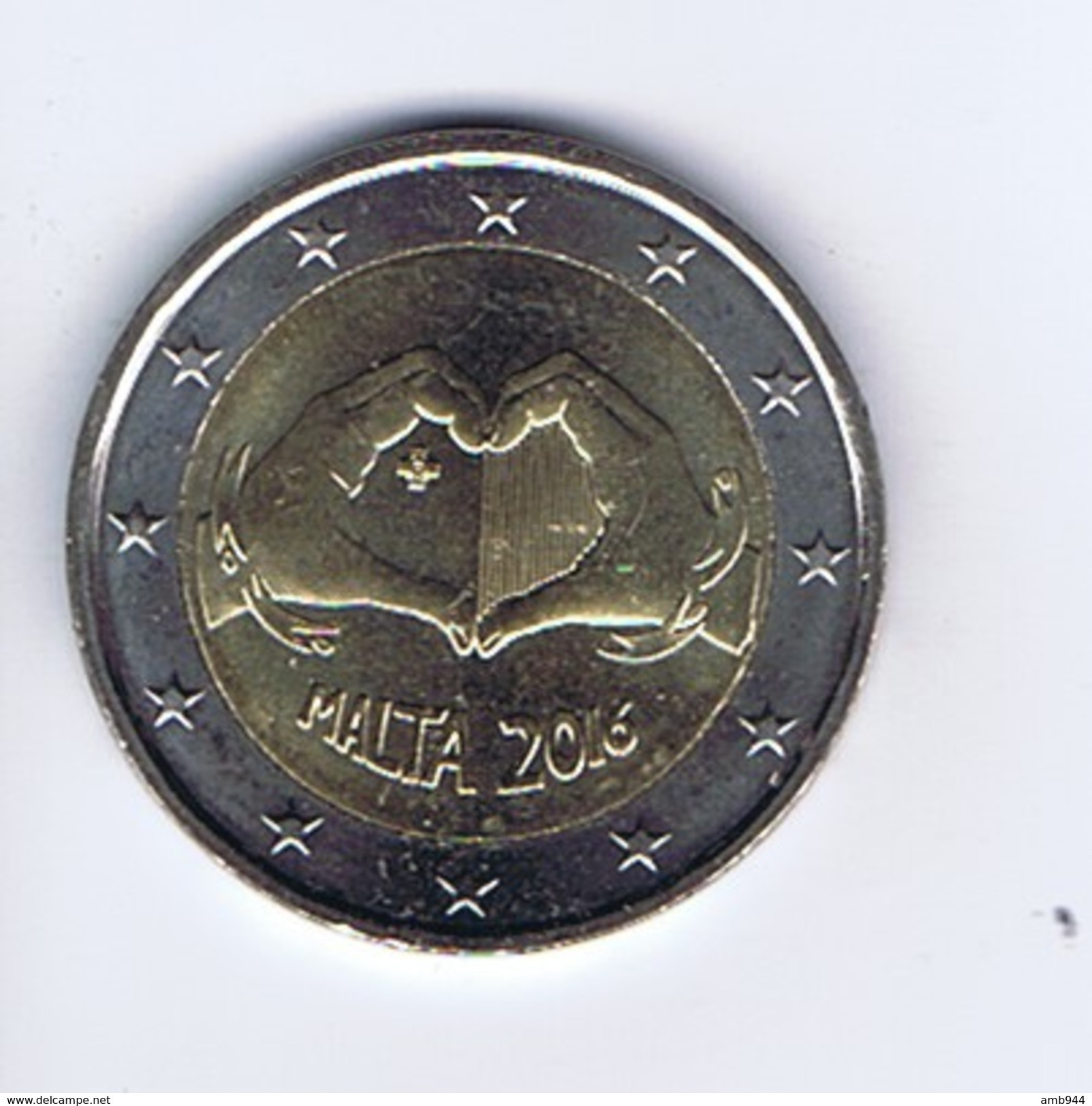 Malta - 2 Euro Commemorativo 2016 - Love - Malta