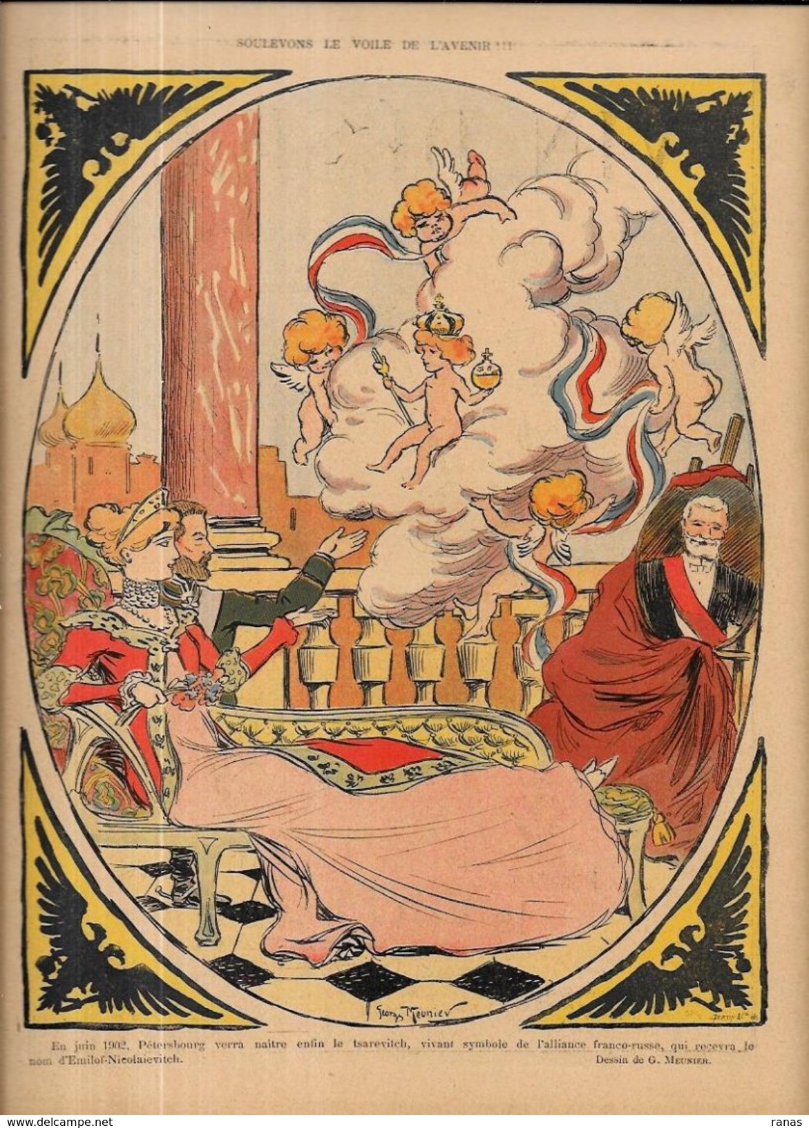 Revue Satirique Très Illustré Le Rire N° 359 De 1901 N° Spécial Russie Tsar Nicolas II Lépine Georges Meunier Willette - Other & Unclassified