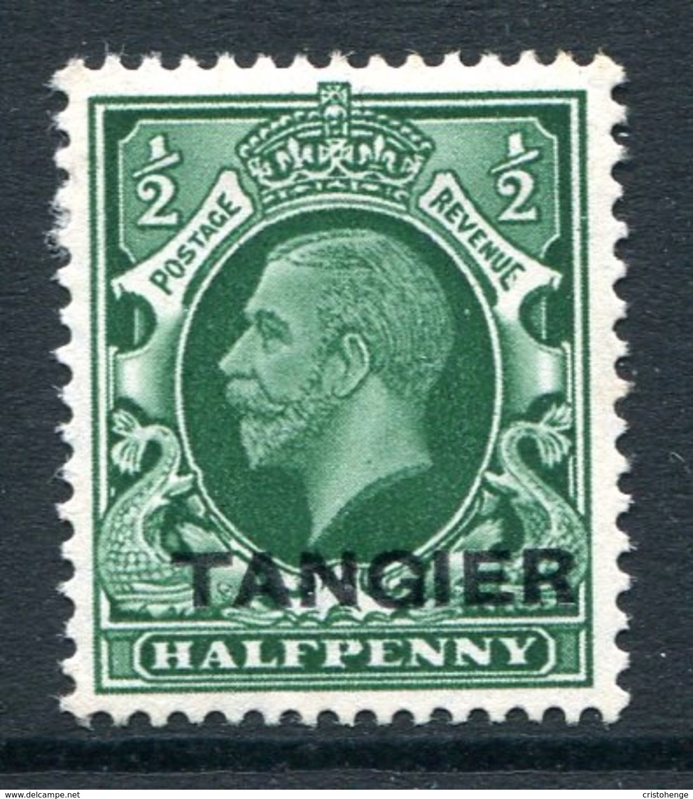 Morocco Agencies - Tangier - 1934-35 KGV GB Overprints (Photo) - ½d Green LHM (SG 235) - Uffici In Marocco / Tangeri (…-1958)