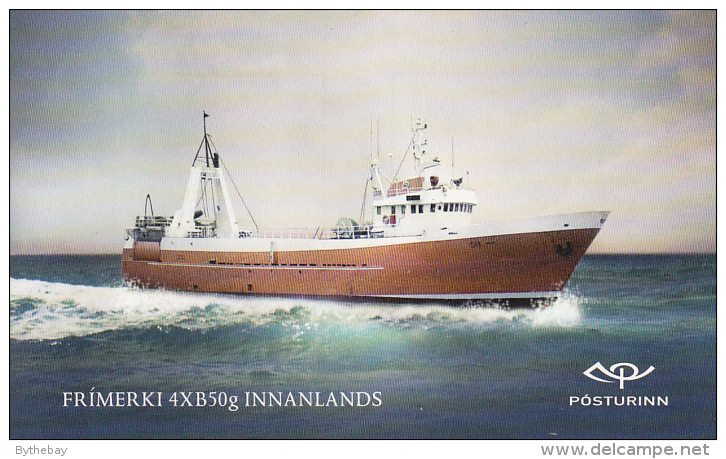 Iceland 2014 MNH Sc #1347a Booklet Of 4 Bardi NK 120, Stalvik SI 1 Fishing Boats - Carnets
