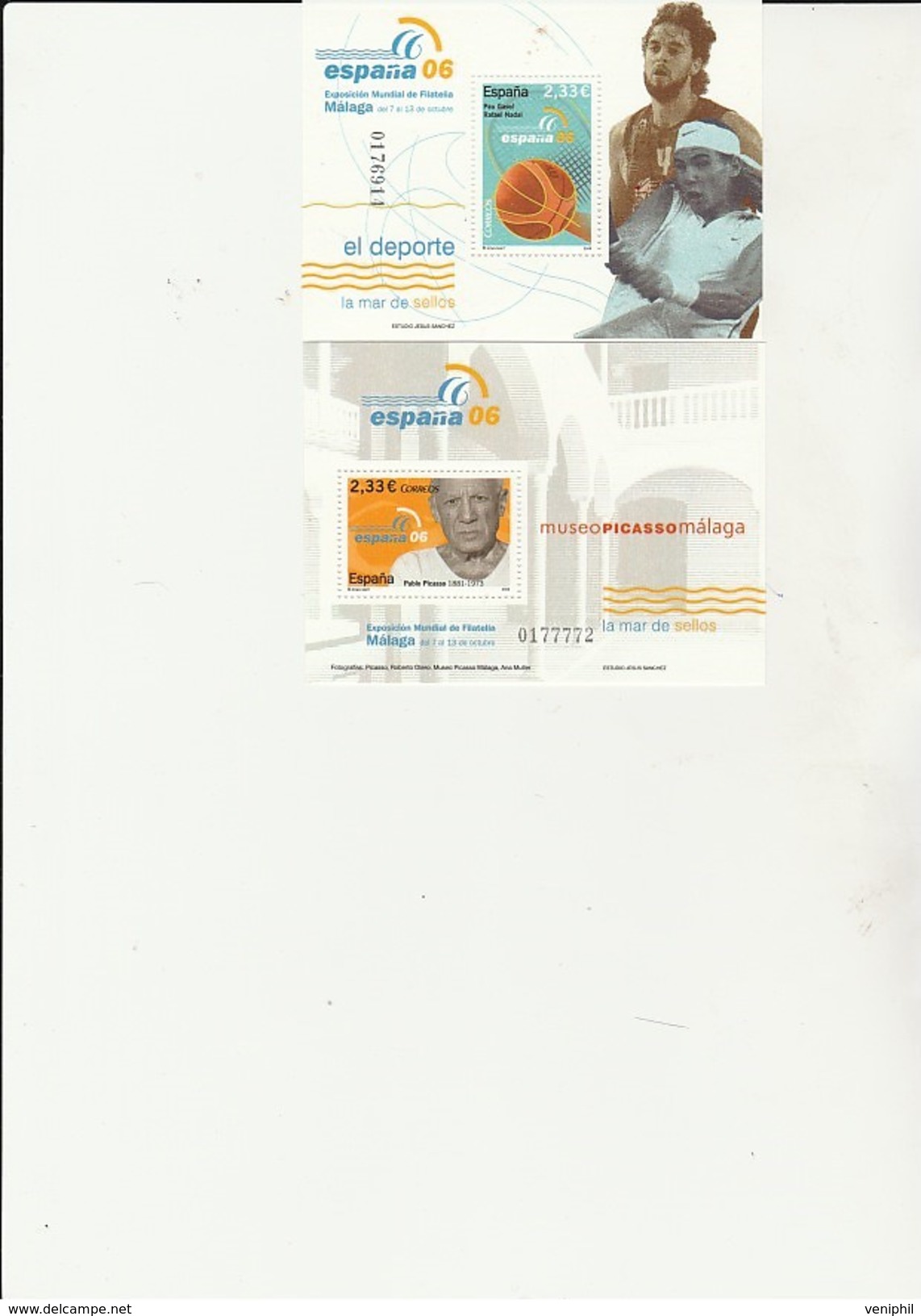 ESPAGNE - N°3875 ET 3876 NEUF  XX ANNEE 2006 - - Unused Stamps