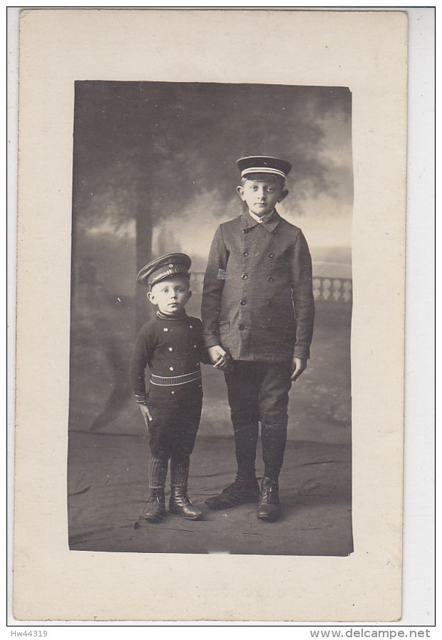 2 Jungen Aus Cosel Ober-Schlesien - Um 1915 - Schlesien