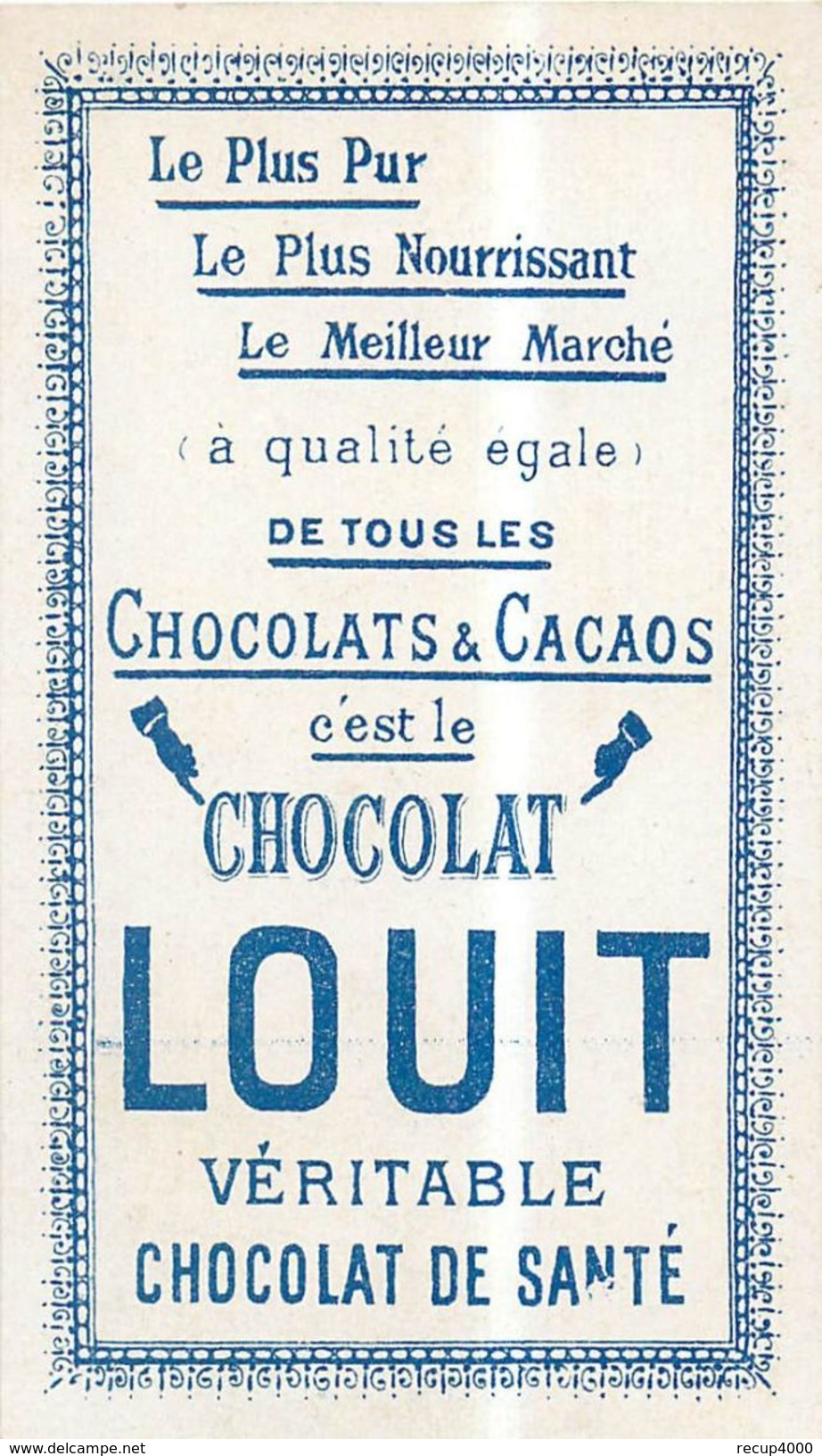 CHROMOS chromo chocolat LOUIT régions  de france  lot de 11 22scans