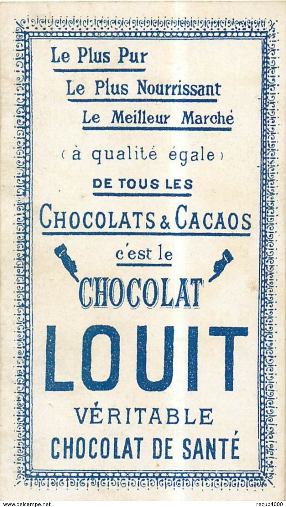 CHROMOS chromo chocolat LOUIT régions  de france  lot de 11 22scans
