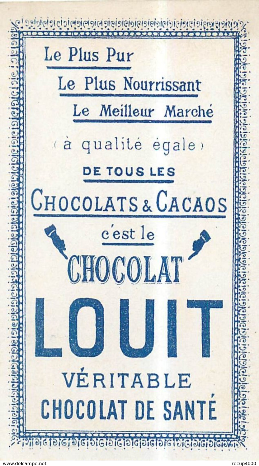 CHROMOS chromo chocolat LOUIT régions  de france  lot de 11 22scans