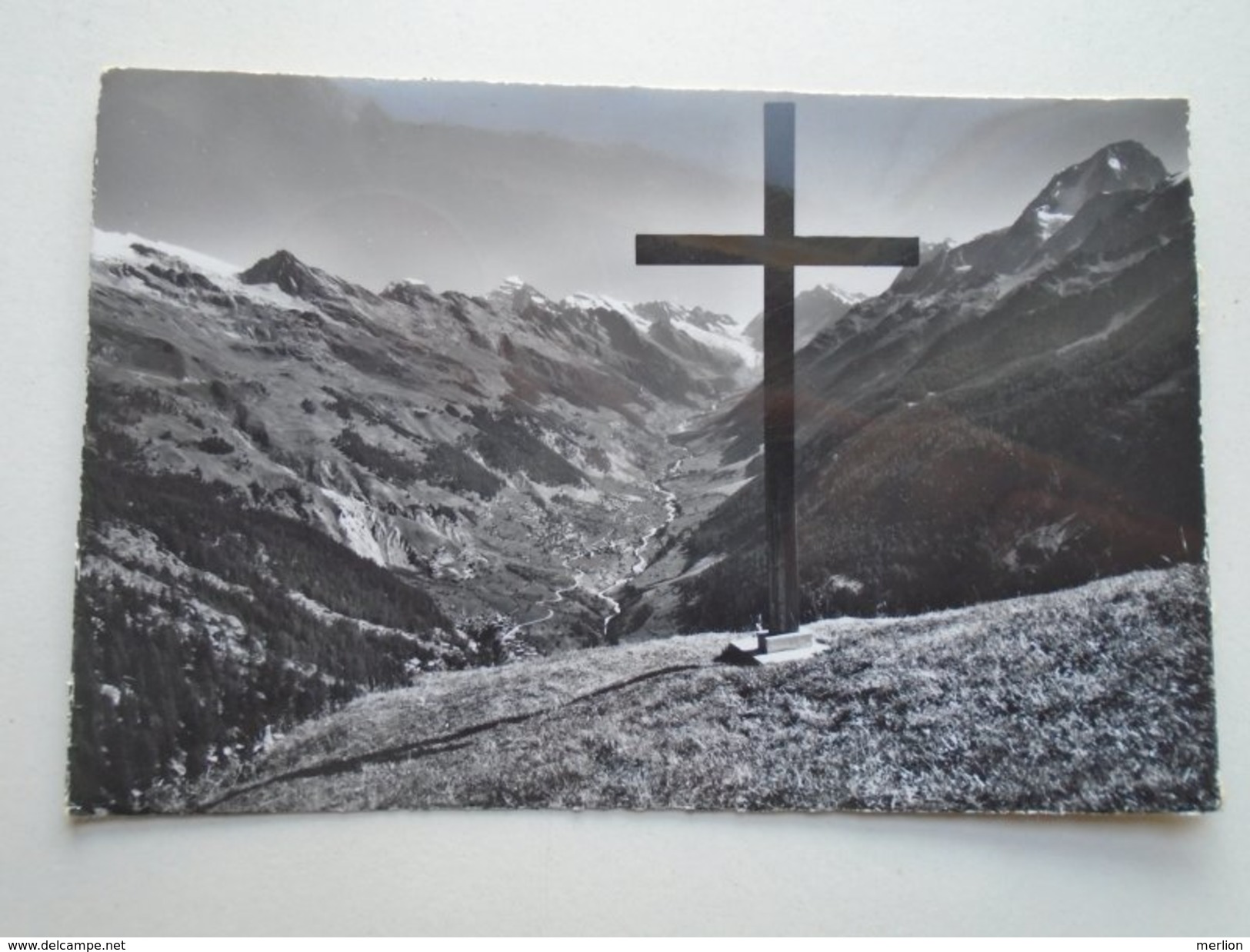 D155243   CH Switzerland  Kreuz Auf Faldum - Lötschental  - Bettingen 1962 Cancel - Bettingen