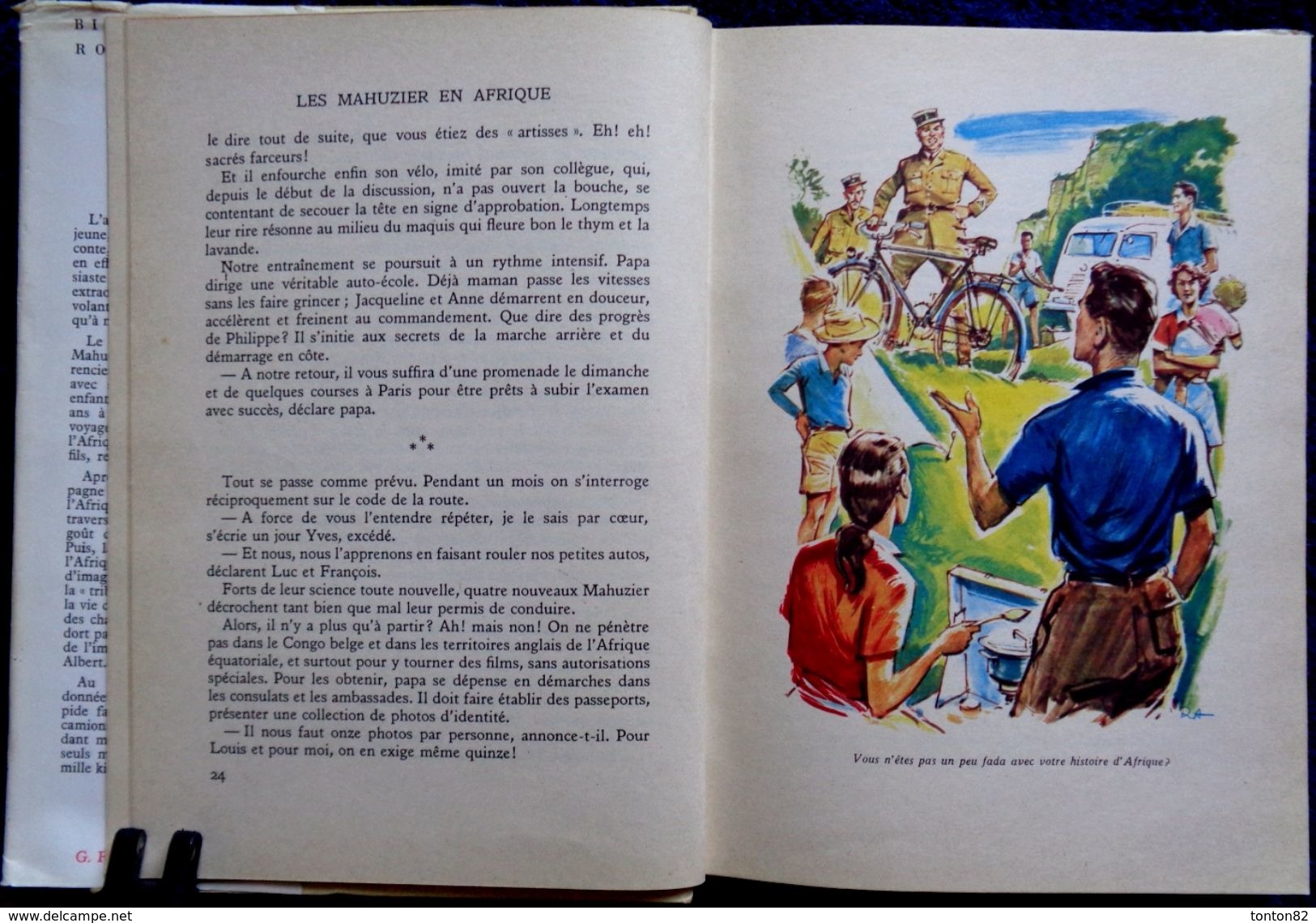 Philippe Mahuzier - Les Mahuzier En Afrique - Bibliothèque Rouge Et Or Souveraine - ( 1959) . - Bibliothèque Rouge Et Or