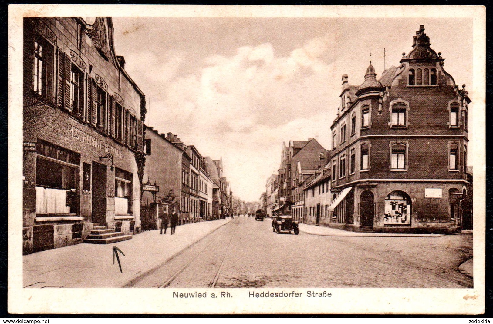 A9166 - Neuwied - Heddesdorfer Straße - E. Nieß - Gel Ca. 1940 - Neuwied