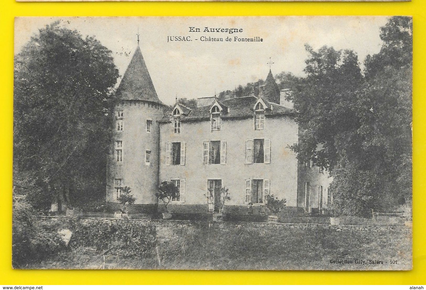 JUSSAC Rare Château De Fontenille (Gély) Cantal (15) - Jussac