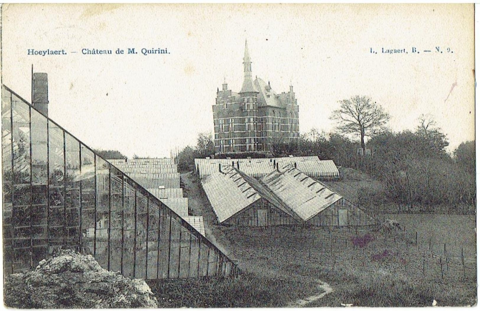 HOEYLAERT - Château De M. Quirini - Uitg. L. Lagaert N° 9 - Hoeilaart