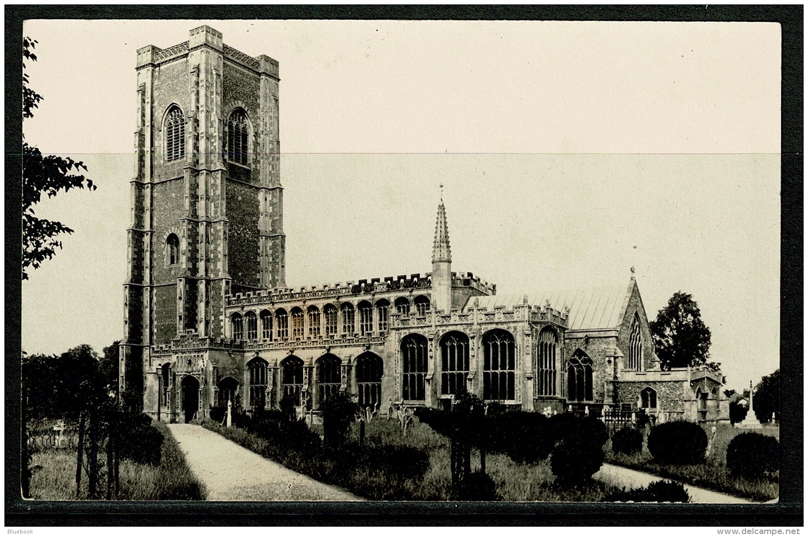 RB 1179 - Early Real Photo Postcard - S.S. Peter &amp; Paul Church - Lavenham Suffolk - Otros & Sin Clasificación