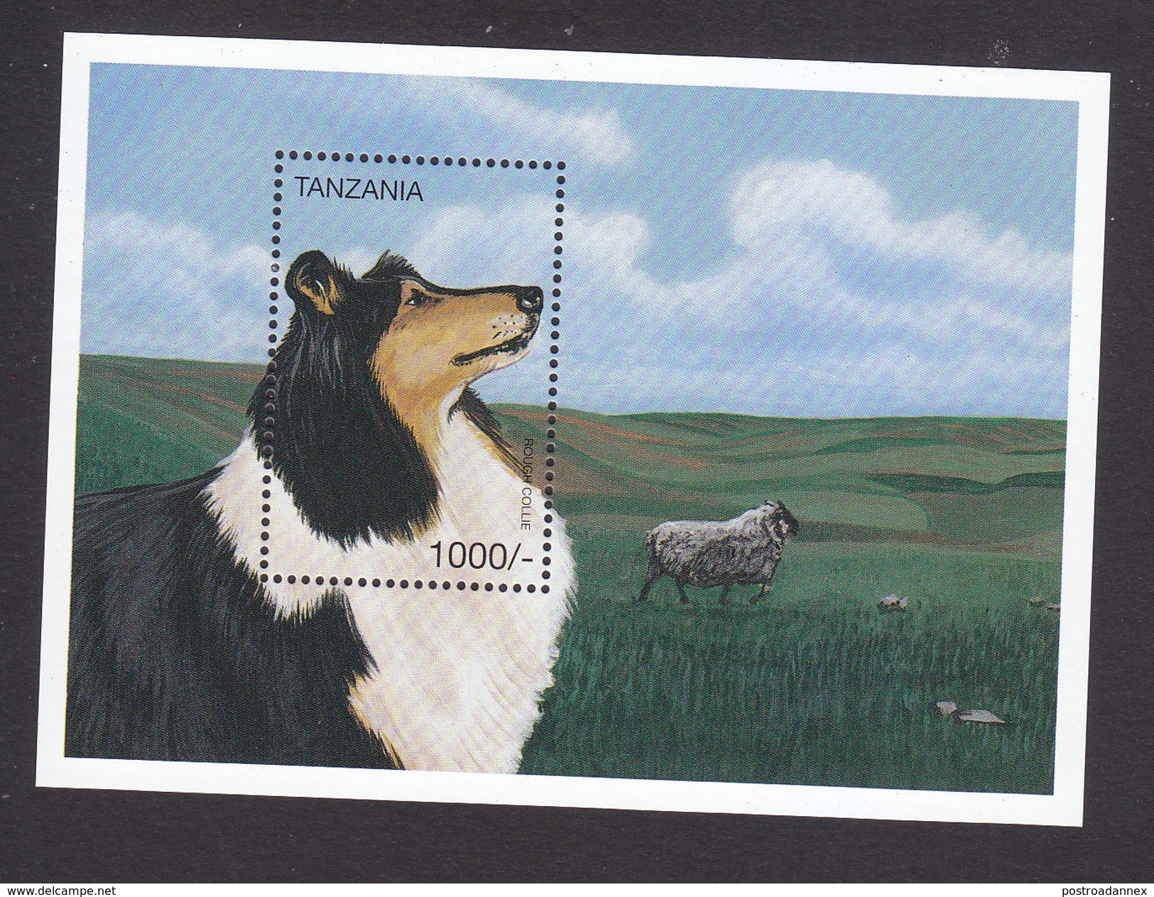 Tanzania, Scott #1528, Mint Never Hinged, Dog, Issued 1996 - Tanzanie (1964-...)