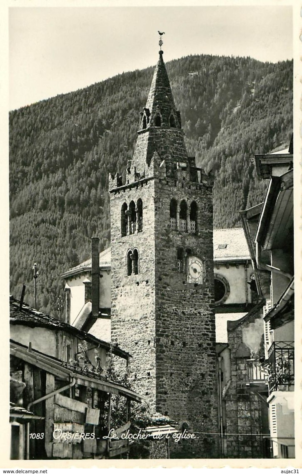 Suisse - Swiss - Valais - Orsieres - Le Clocher De L'église - Bon état - Orsières