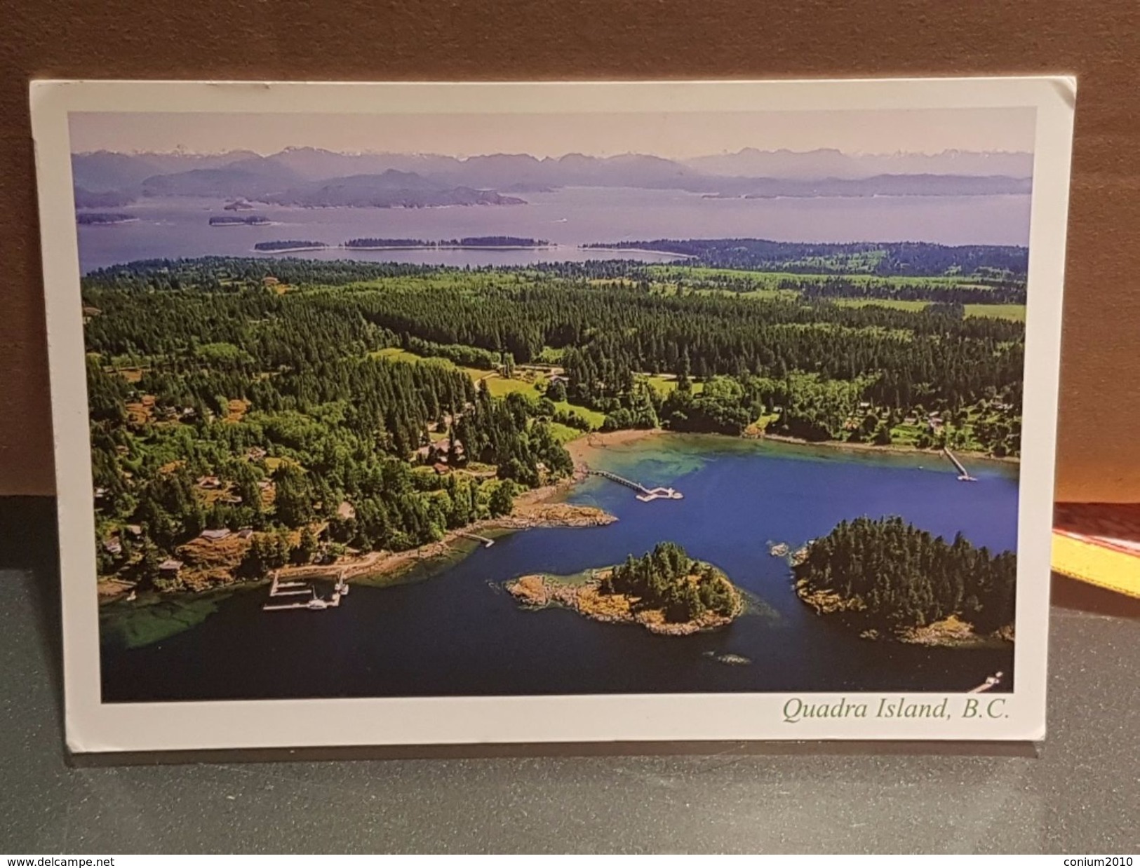 Gowlland Harbour , Quadra Island (Vancouver), Gelaufen 2016 - Cartes Modernes