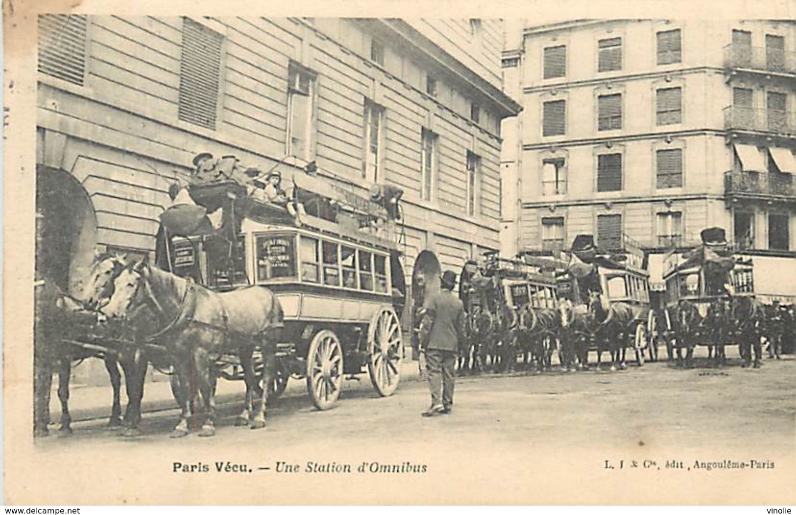 PIE 17-T Mi-9251 : PARIS VECU. UNE STATION D OMNIBUS - Altri & Non Classificati