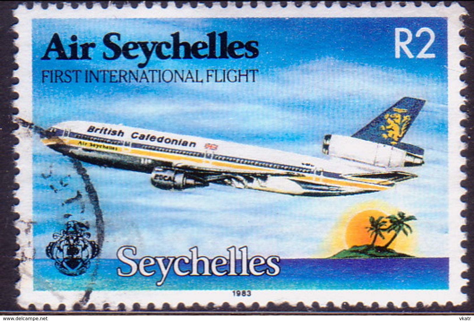 SEYCHELLES 1983 SG #567 2r Used Air Seychelles - Seychelles (1976-...)