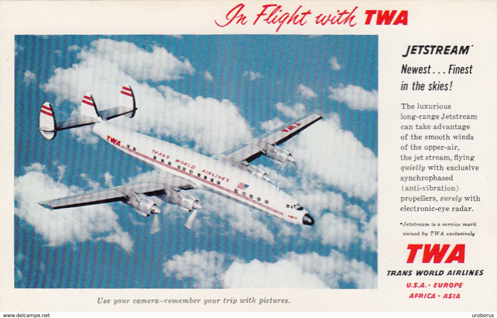 AIRPLANES - TWA - Trans World Airlines - Jetstream - 1946-....: Modern Tijdperk