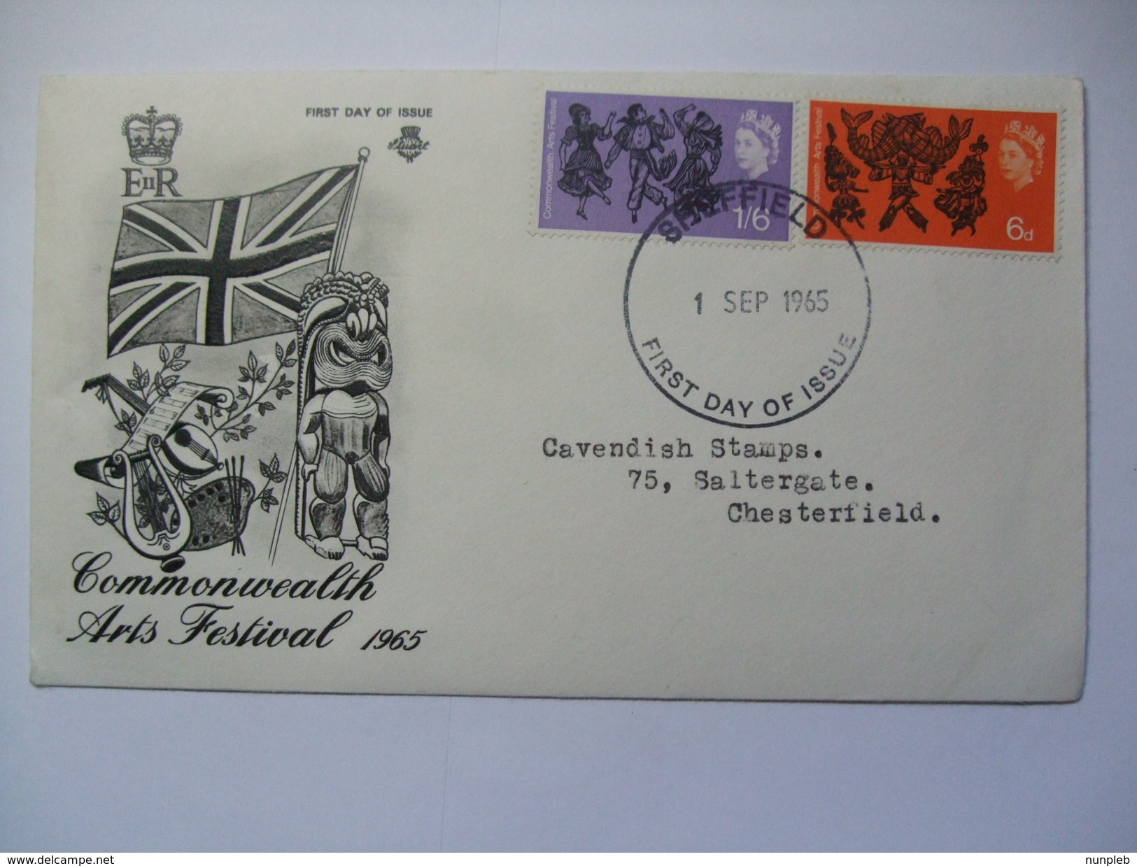 GB FDCs - 1965 Commonwealth Arts - 1952-1971 Pre-Decimale Uitgaves