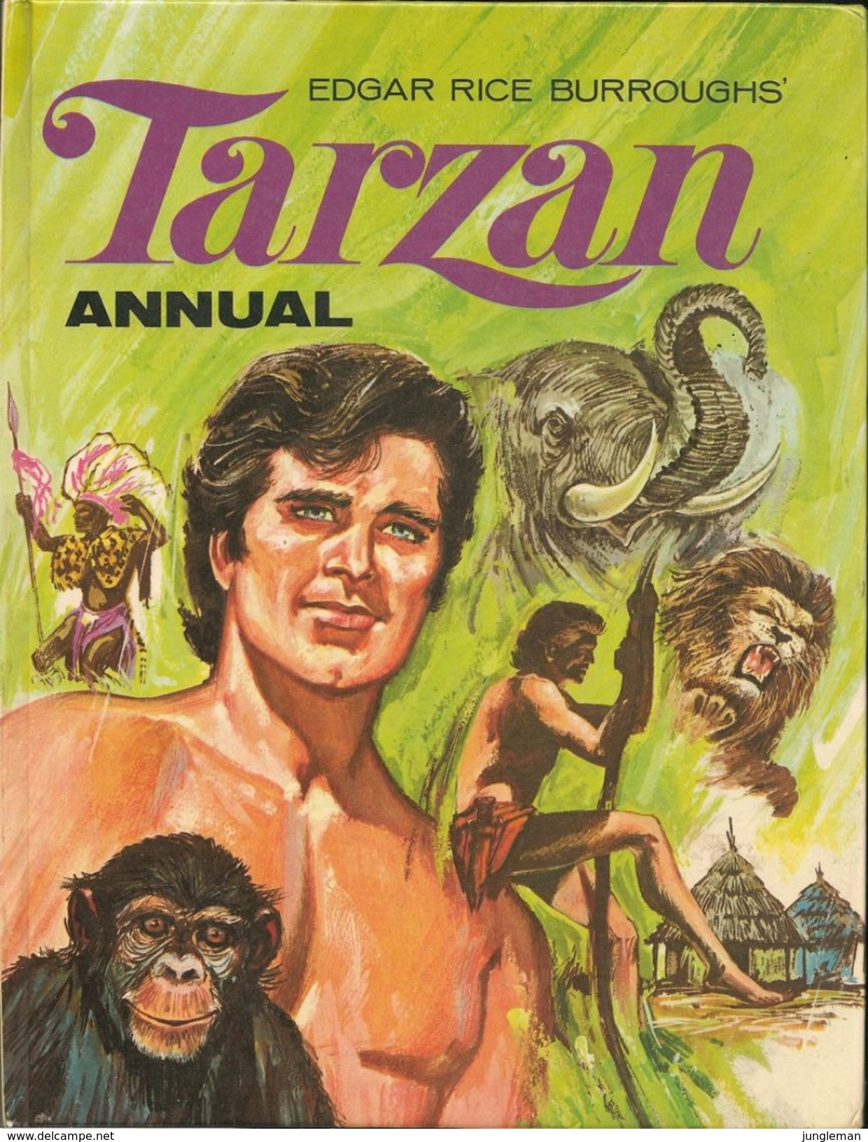 Tarzan Annual - Published By World Distributors Ltd  - En Anglais - Edition 1970 - Année 1971 - TBE - Otros Editores