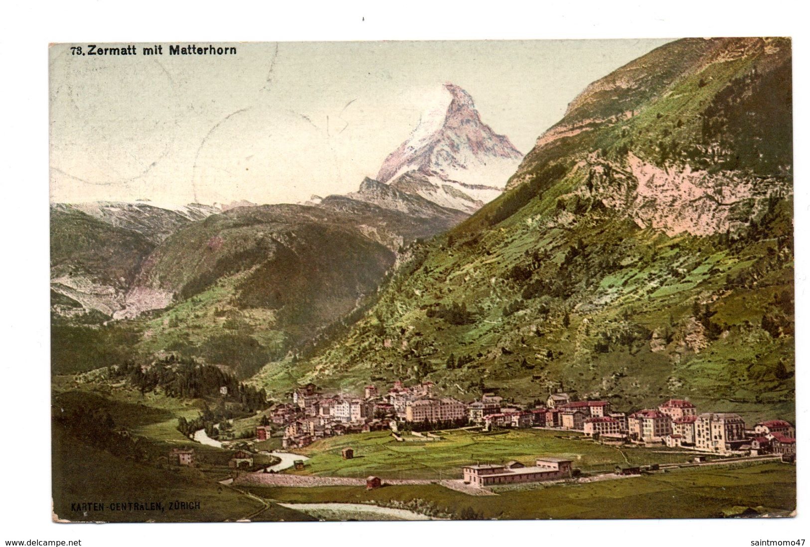 SUISSE . ZERMATT MIT MATTERHORN - Réf. N°5596 - - Zermatt