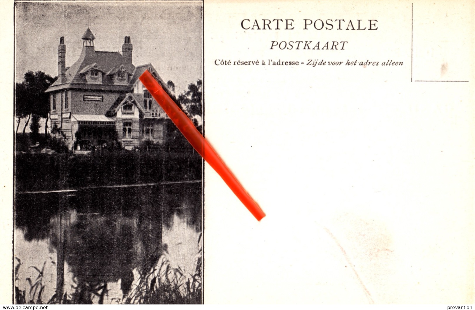 Carte Publicitaire - A. Collumbien-Paynjon - Architecte De Jardins - GAND - "Thuis Aan De Leie, 60,rue Du Patijntje - Haaltert