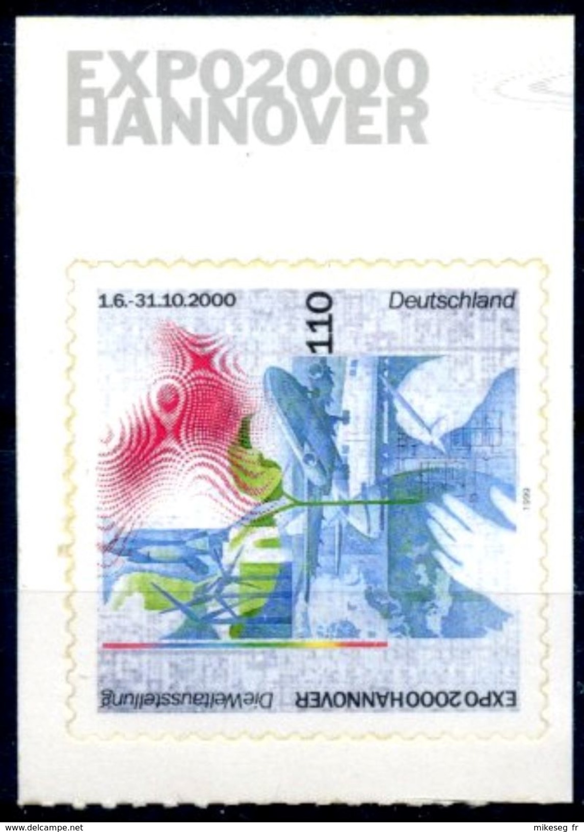 Allemagne 2000 "Expo 2000 Hannover" ** Autoadhésif De Carnet, Selbstklebend Aus Heftchen, From Booklet - 2000 – Hannover (Germania)